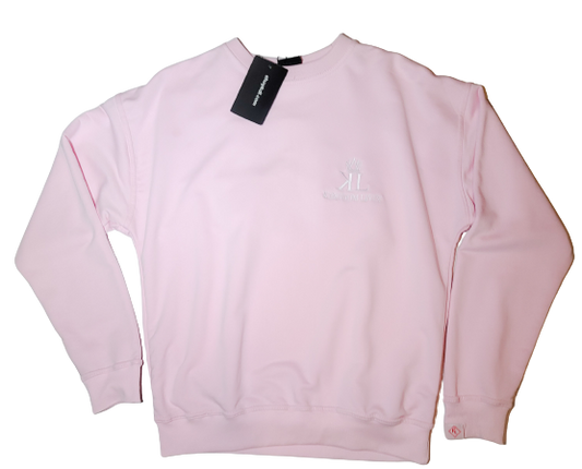 KDl Ladies Sweat/Shorts set pink/white