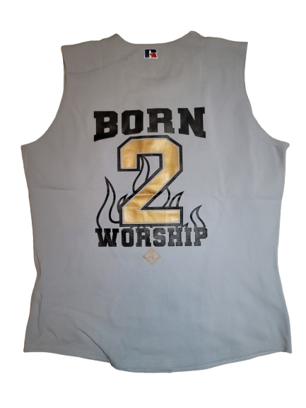 Born 2 Jersy Grey/ Black