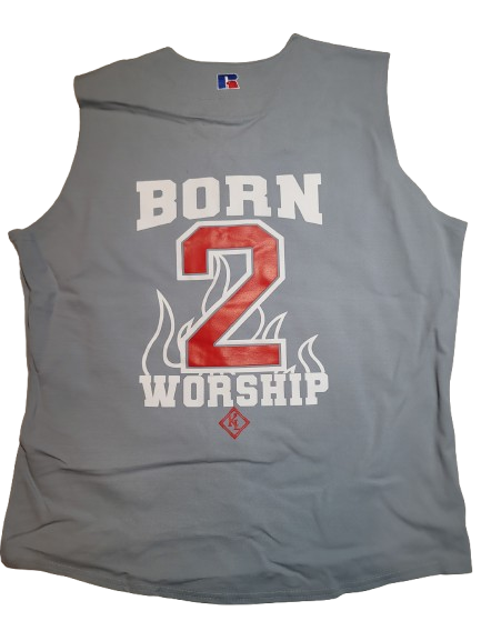 Born 2 jersey Grey/Red