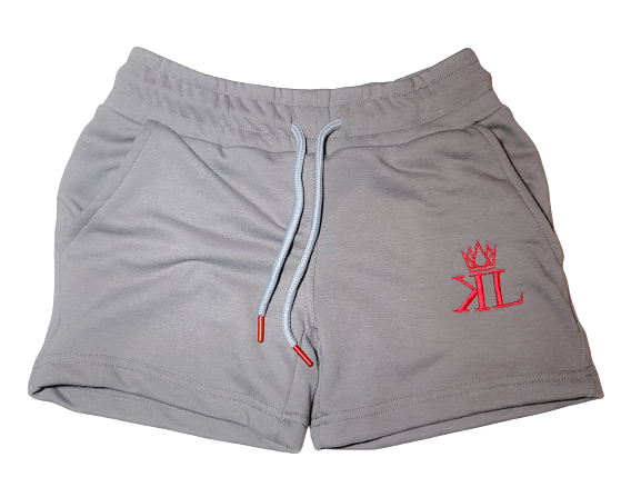 KDL Sweat/short set Grey/red Terry