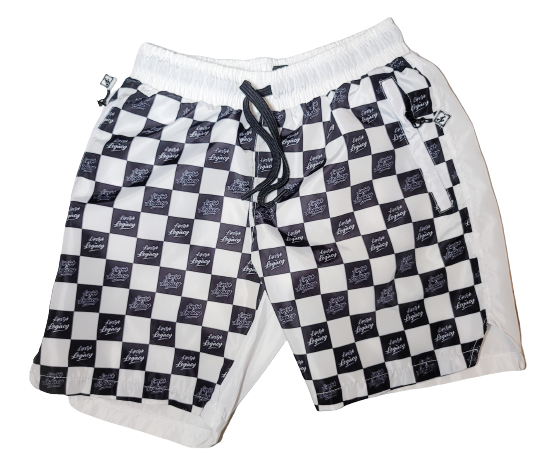 KDL Checker/ Shorts White