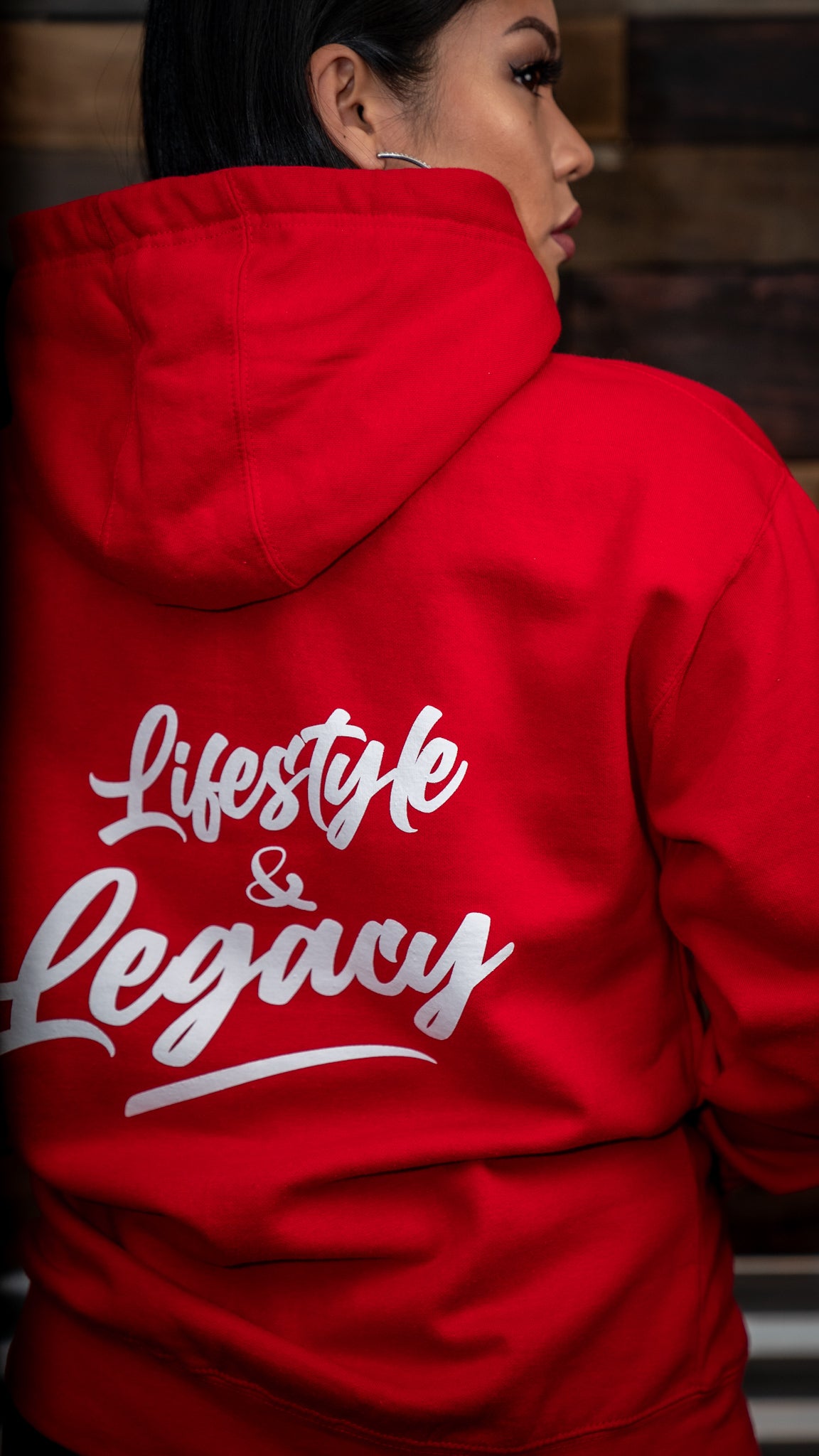 KDL Premium Pullover Hoodie (Red/White)