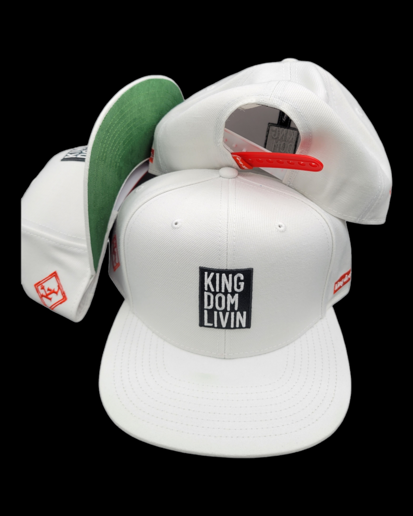 KDL "Righteous" White Snapback hat Acrylic/Swede