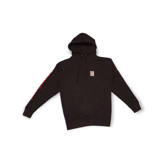 KDL Premium Pullover Hoodie (Black/White-Red)