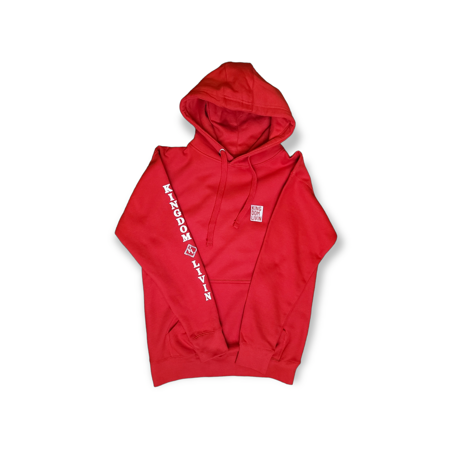 KDL Premium Pullover Hoodie (Red/White)