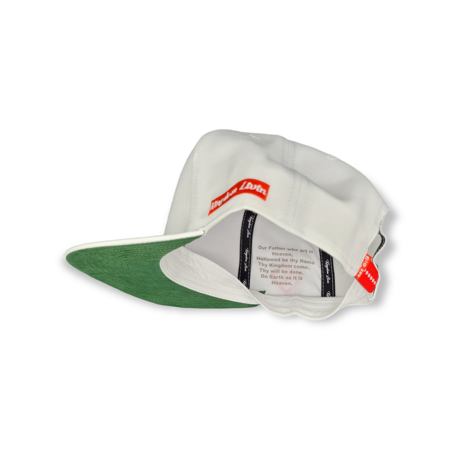 KDL "Righteous" White Snapback hat Acrylic/Swede