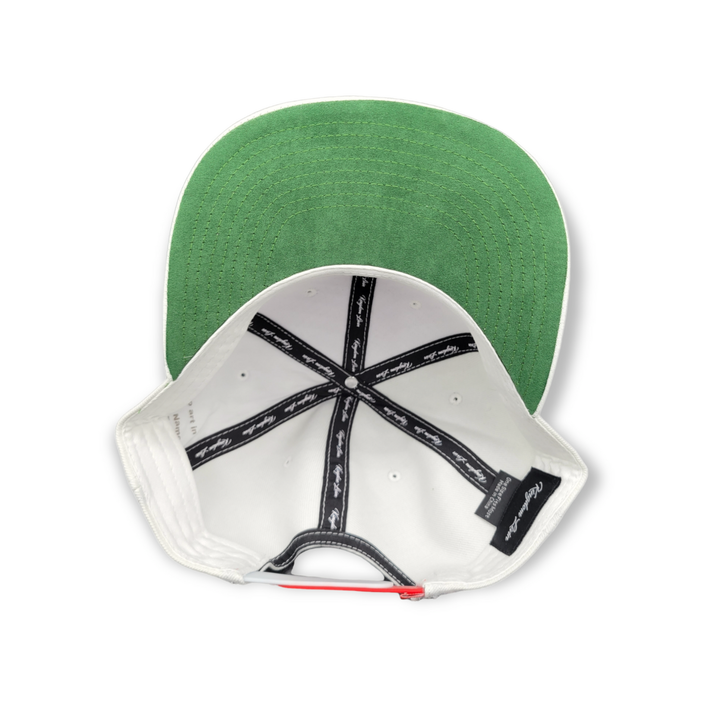 KDL "Righteous" White Snapback hat Acrylic/Swede