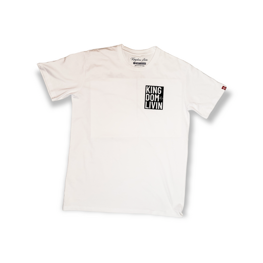 KDL White/Black short sleeve tee