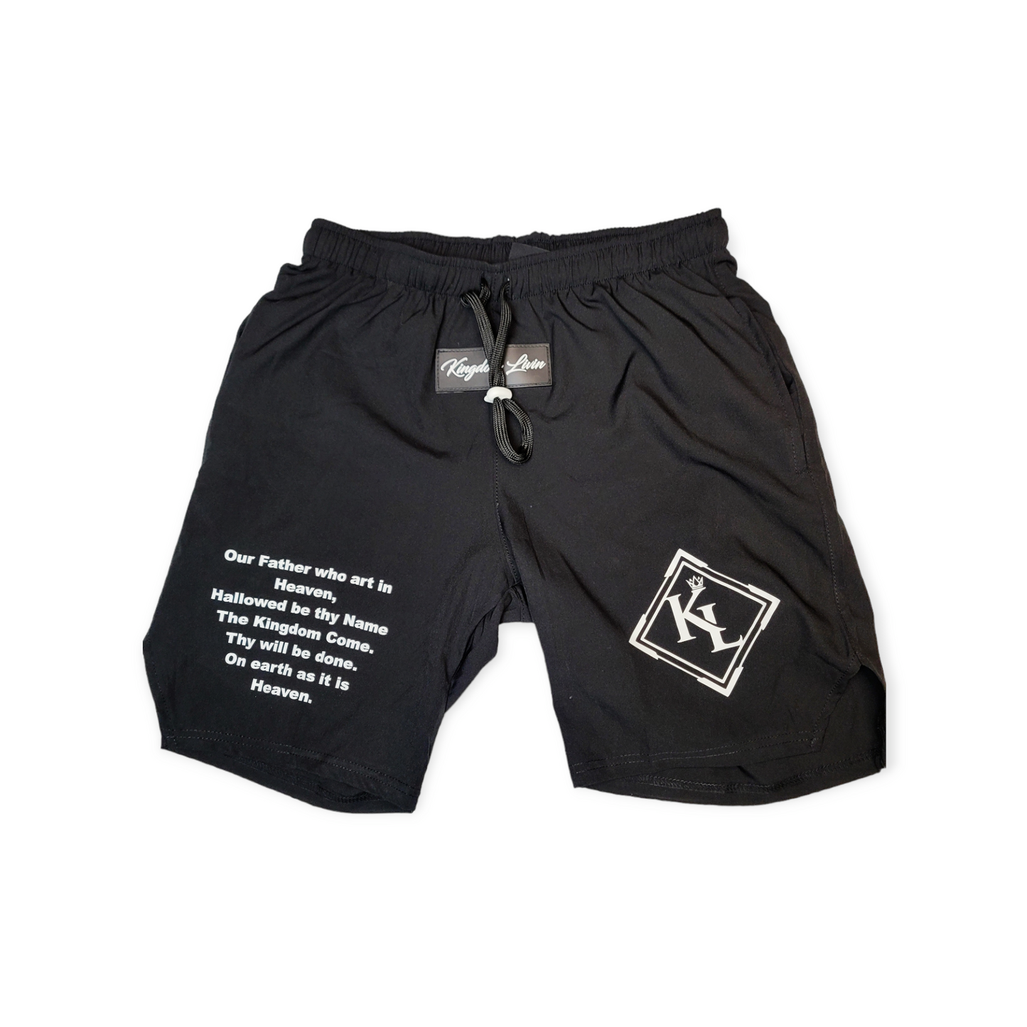 KDL Gym Black white Shorts