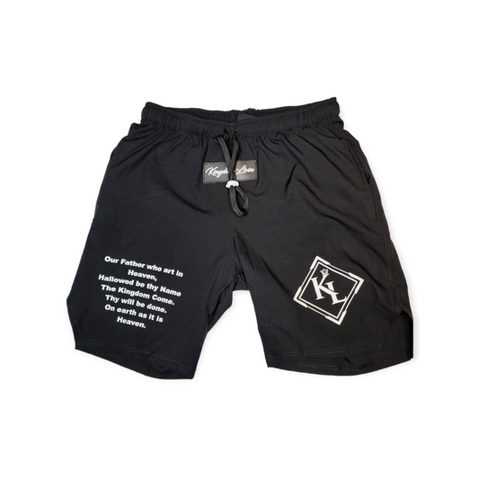 KDL Gym Black/white Shorts